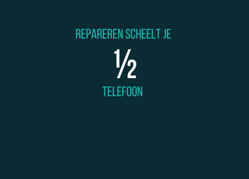 Repareren = voordeliger